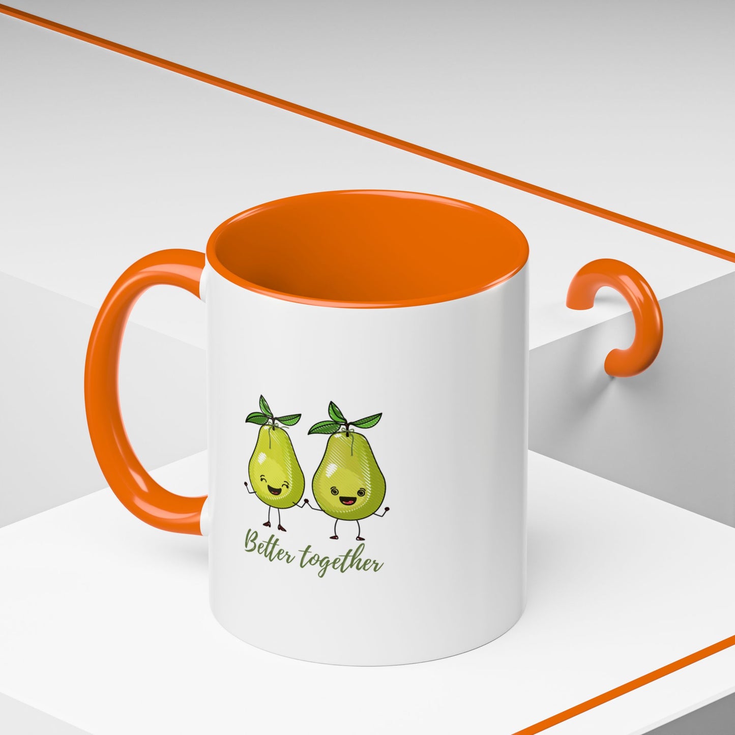 Cute Pears Accent Coffee Mug