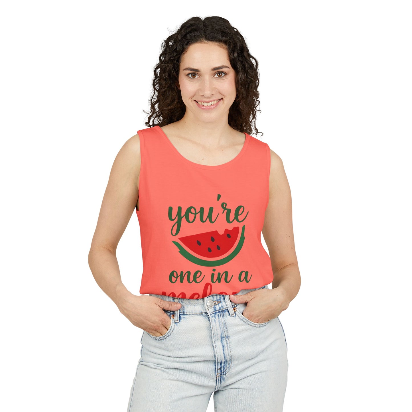 Watermelon Love Unisex Tank Top - Perfect for Summer