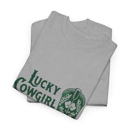 Lucky Cowgirl Club Tee, Western Themed T-Shirt