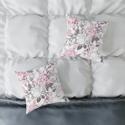 Floral Square Pillow