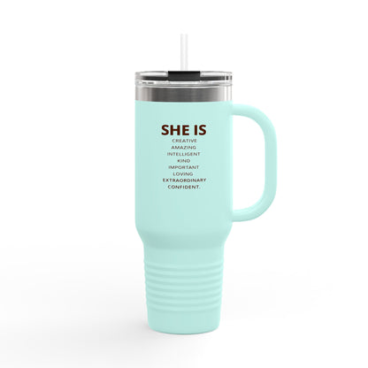 Empowering Insulated Travel Mug, 40oz