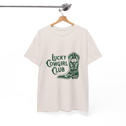 Lucky Cowgirl Club Tee, Western Themed T-Shirt
