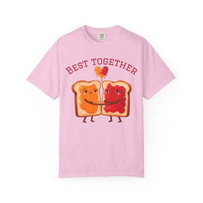 Cute Best Together T-Shirt for Couples, Matching Tops