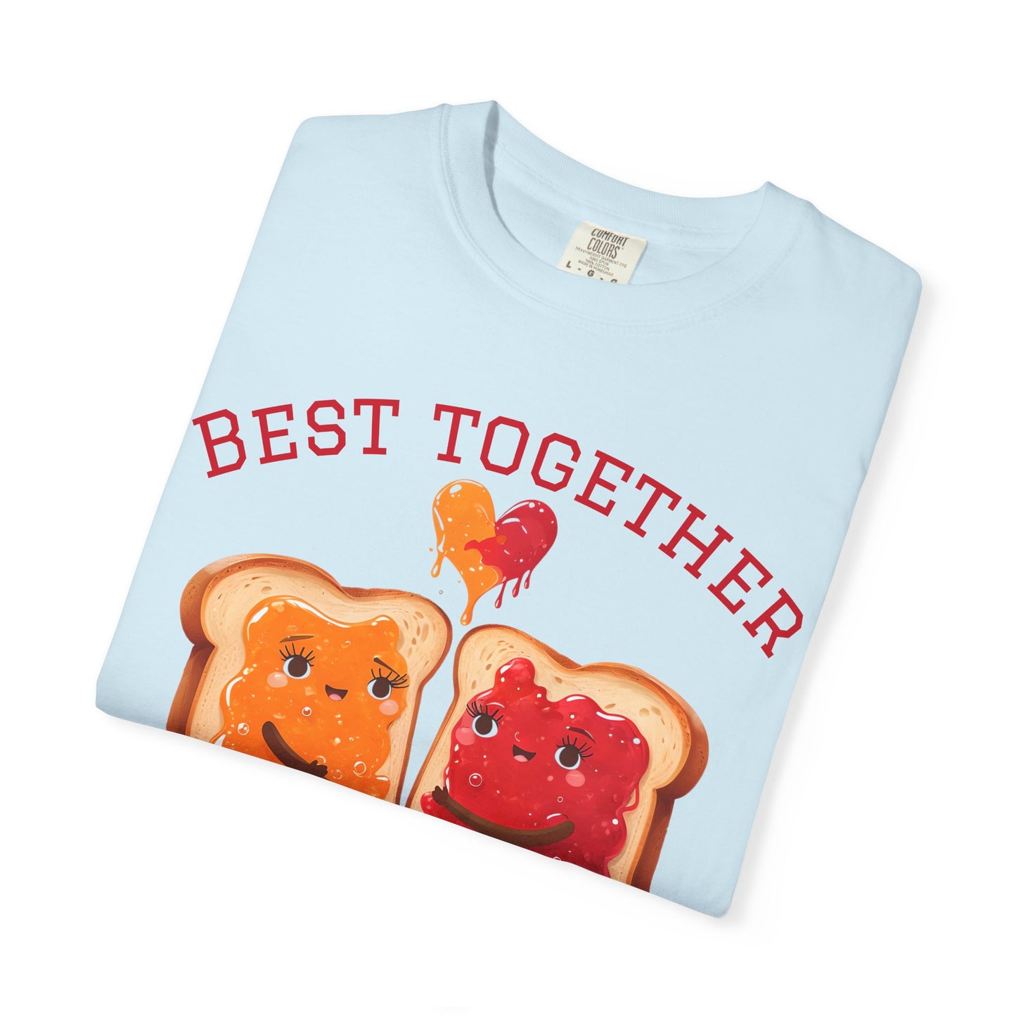 Cute Best Together T-Shirt for Couples, Matching Tops