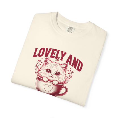 Cute Cat Caffeinated T-Shirt, Funny Cat Shirt