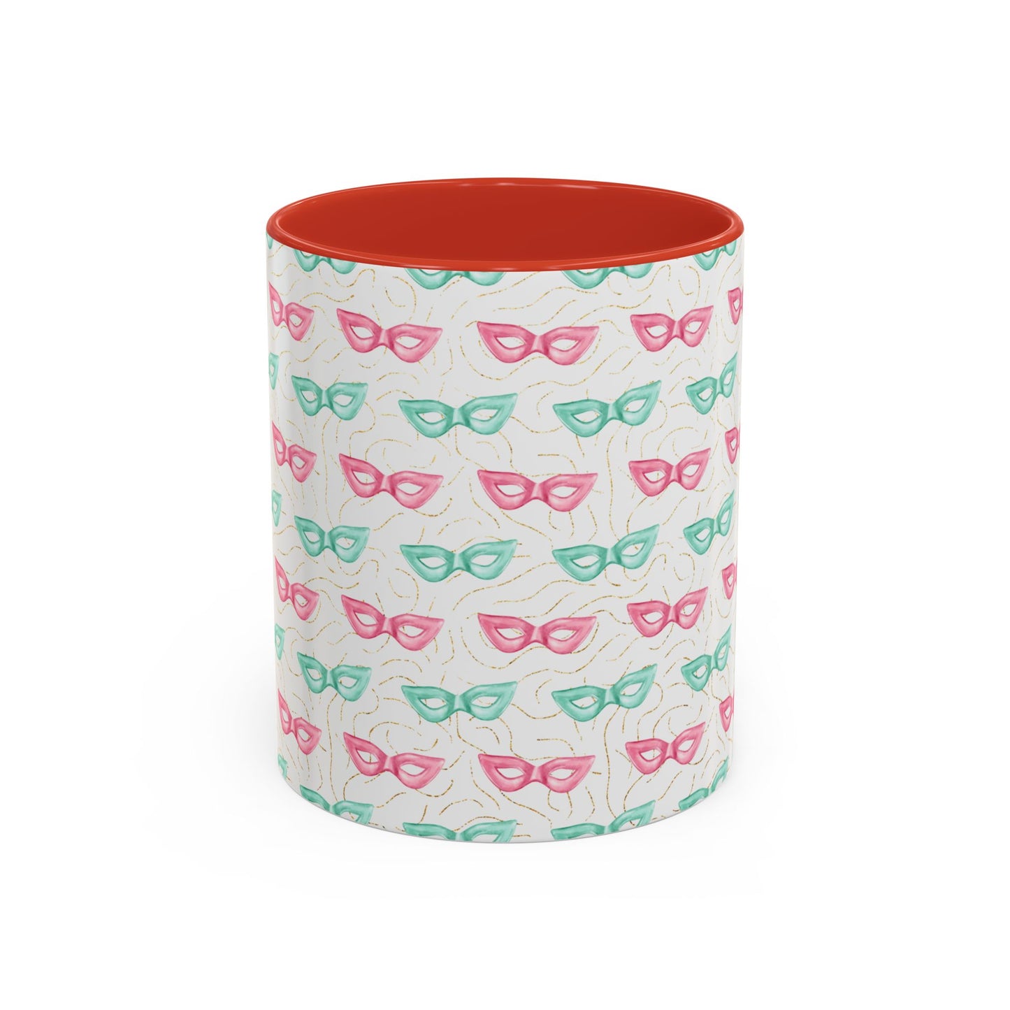Colorful Glasses Accent Coffee Mug