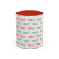 Colorful Glasses Accent Coffee Mug