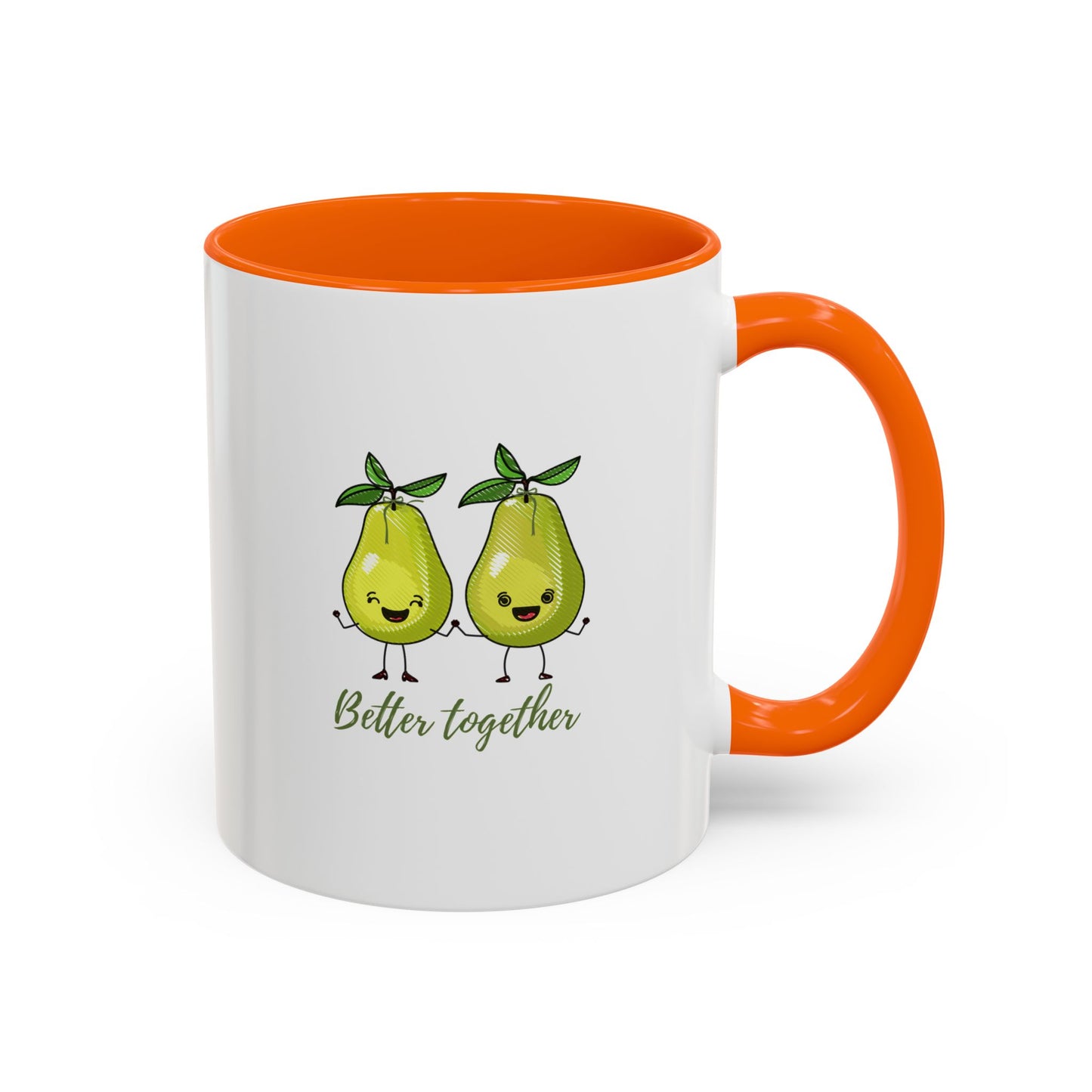 Cute Pears Accent Coffee Mug