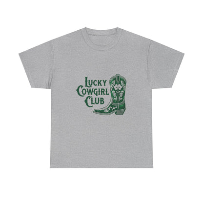 Lucky Cowgirl Club Tee, Western Themed T-Shirt