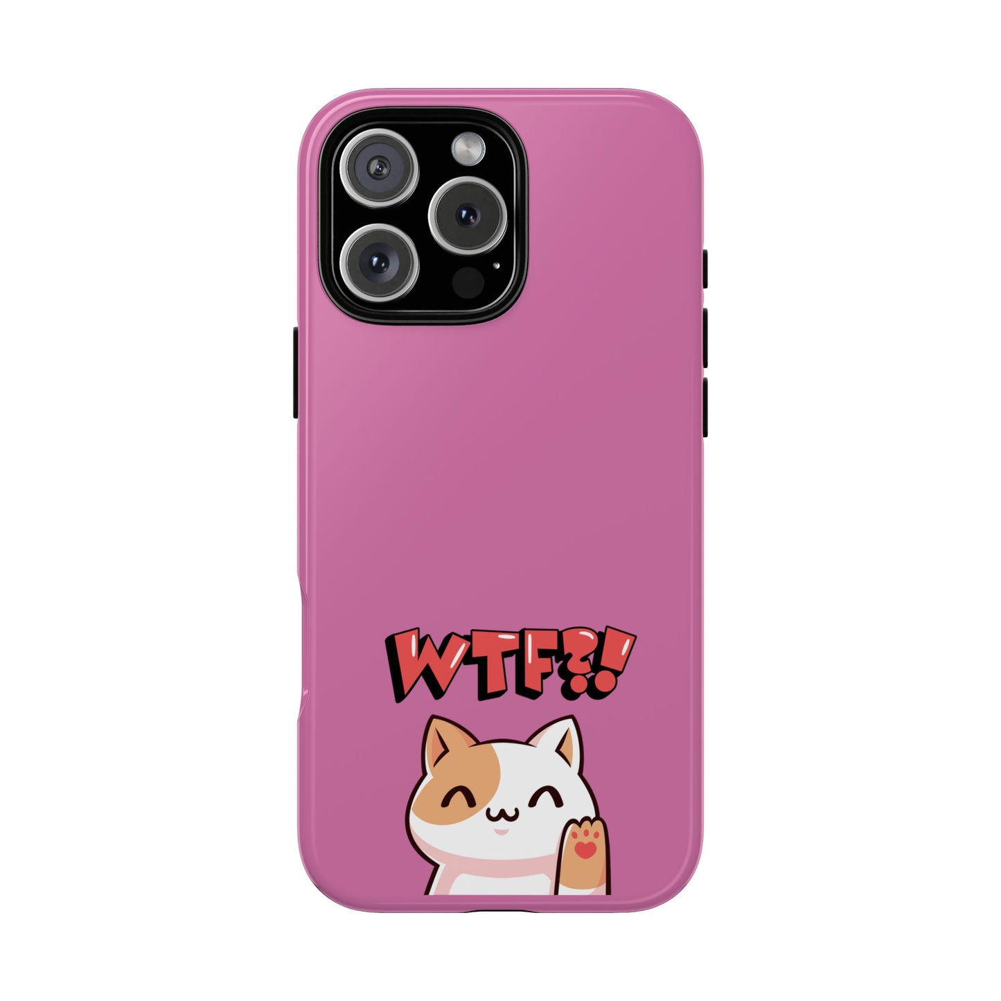 Cute WTF Cat Phone Case