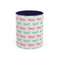 Colorful Glasses Accent Coffee Mug