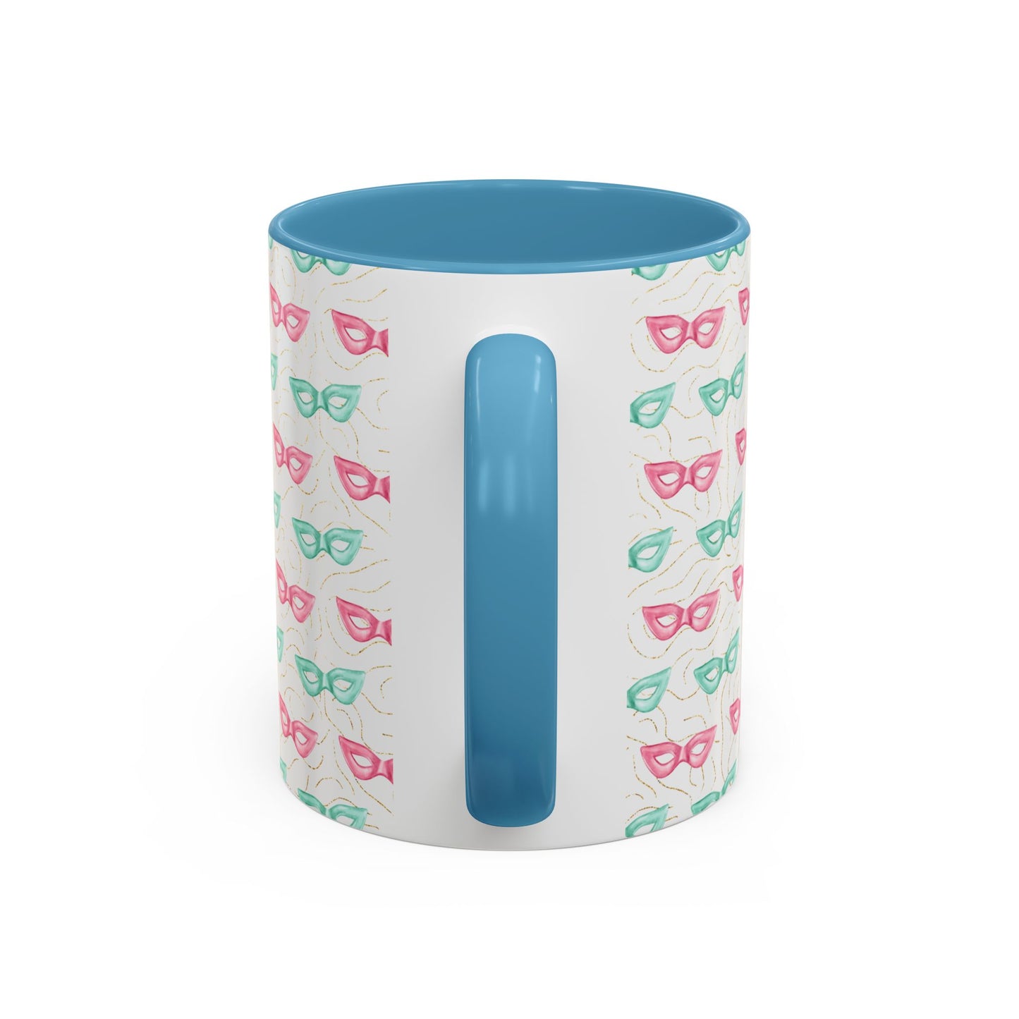 Colorful Glasses Accent Coffee Mug