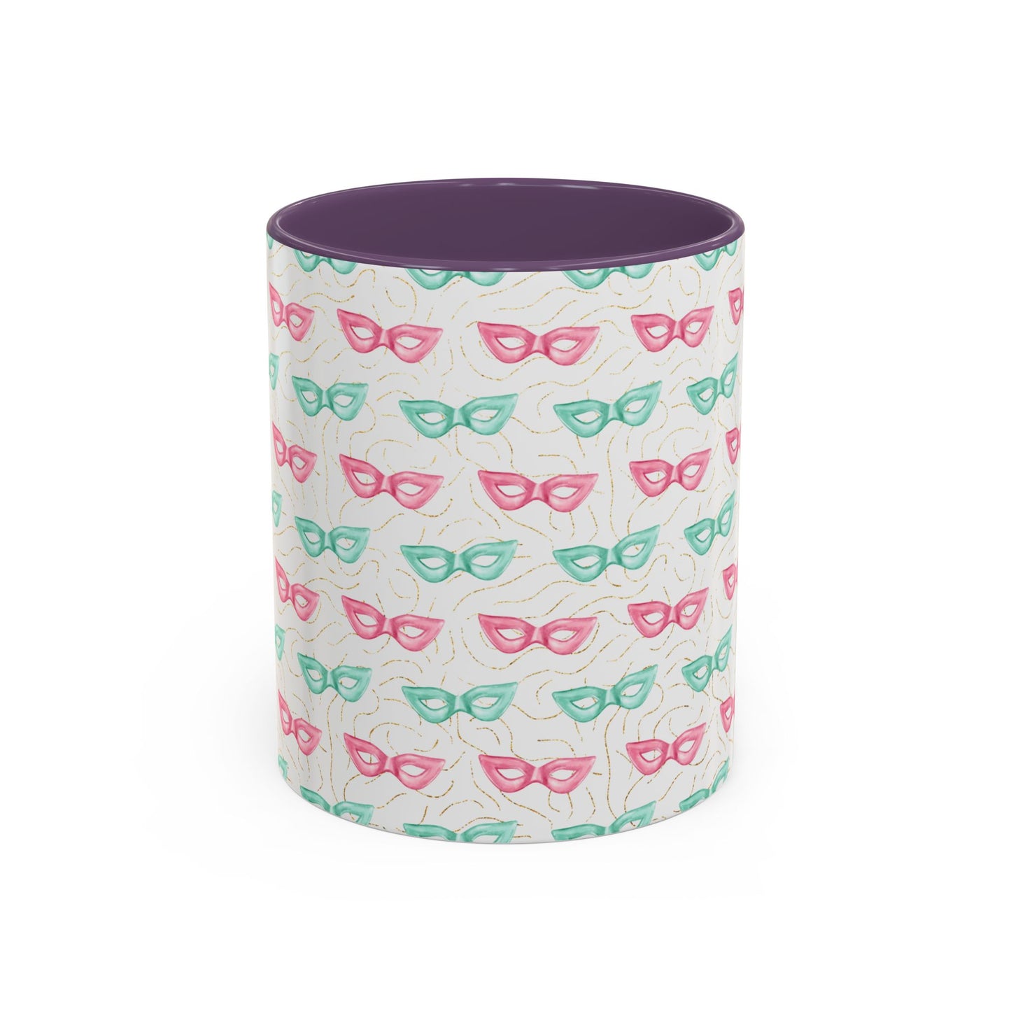 Colorful Glasses Accent Coffee Mug