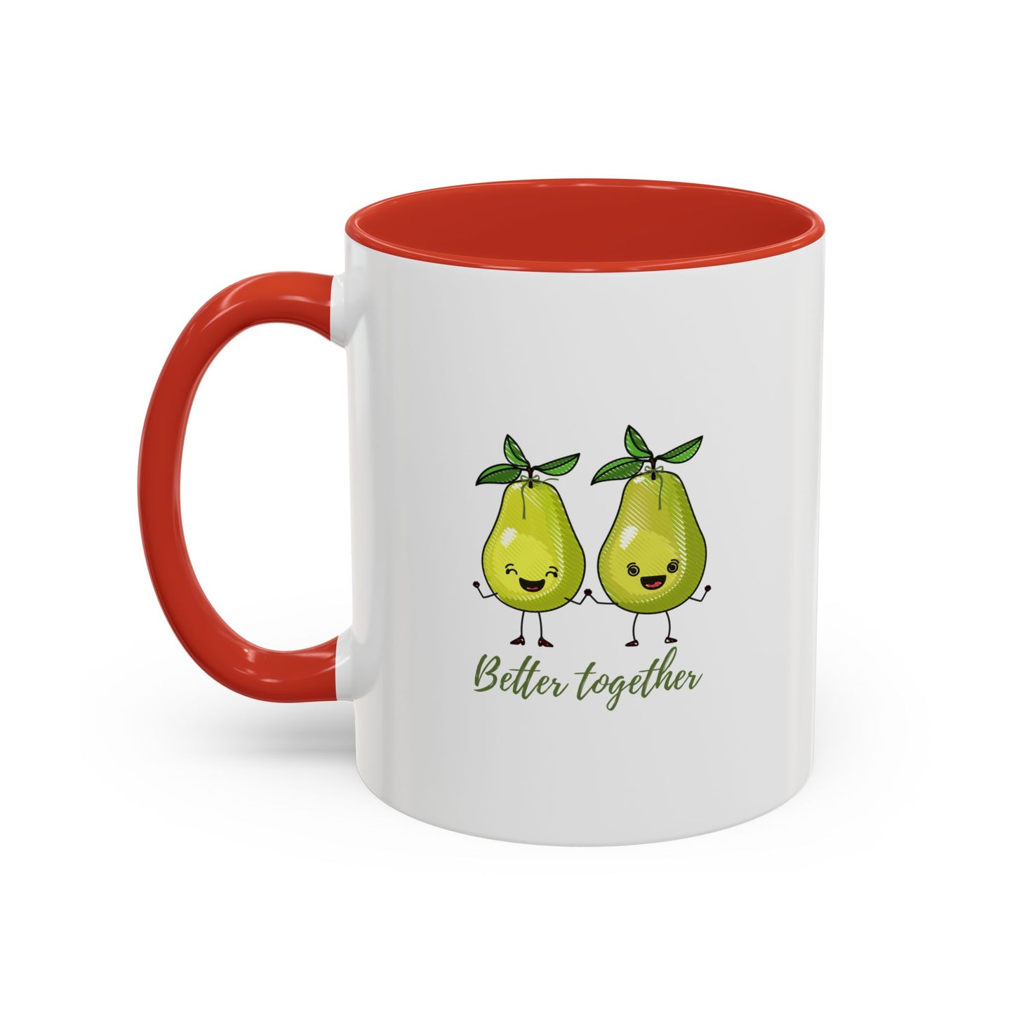 Cute Pears Accent Coffee Mug