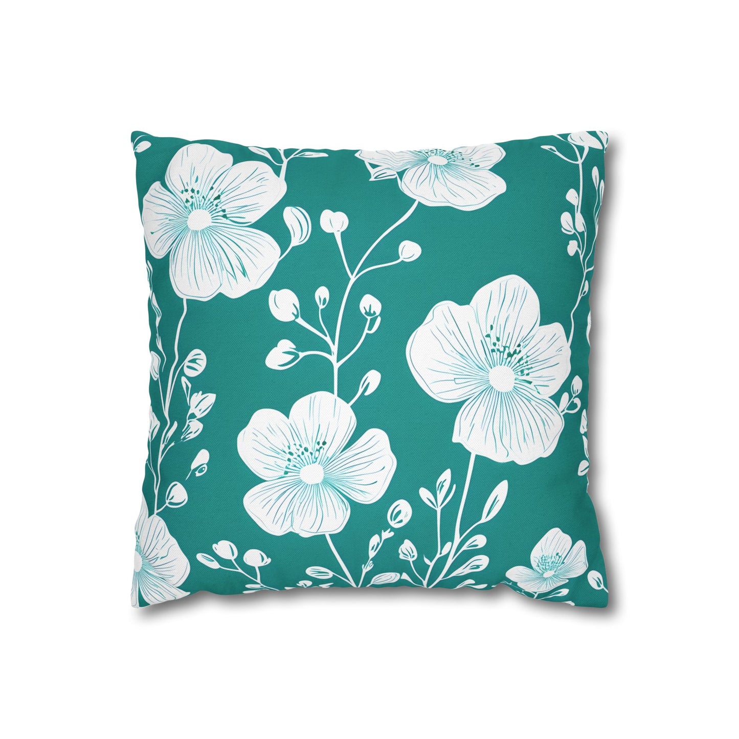 Floral Decorative Pillowcase