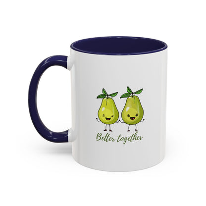 Cute Pears Accent Coffee Mug