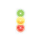 Colorful Citrus Kiss-Cut Stickers