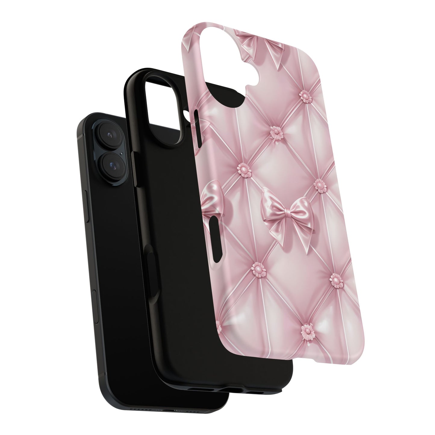 Elegant Pink Bow Phone Case