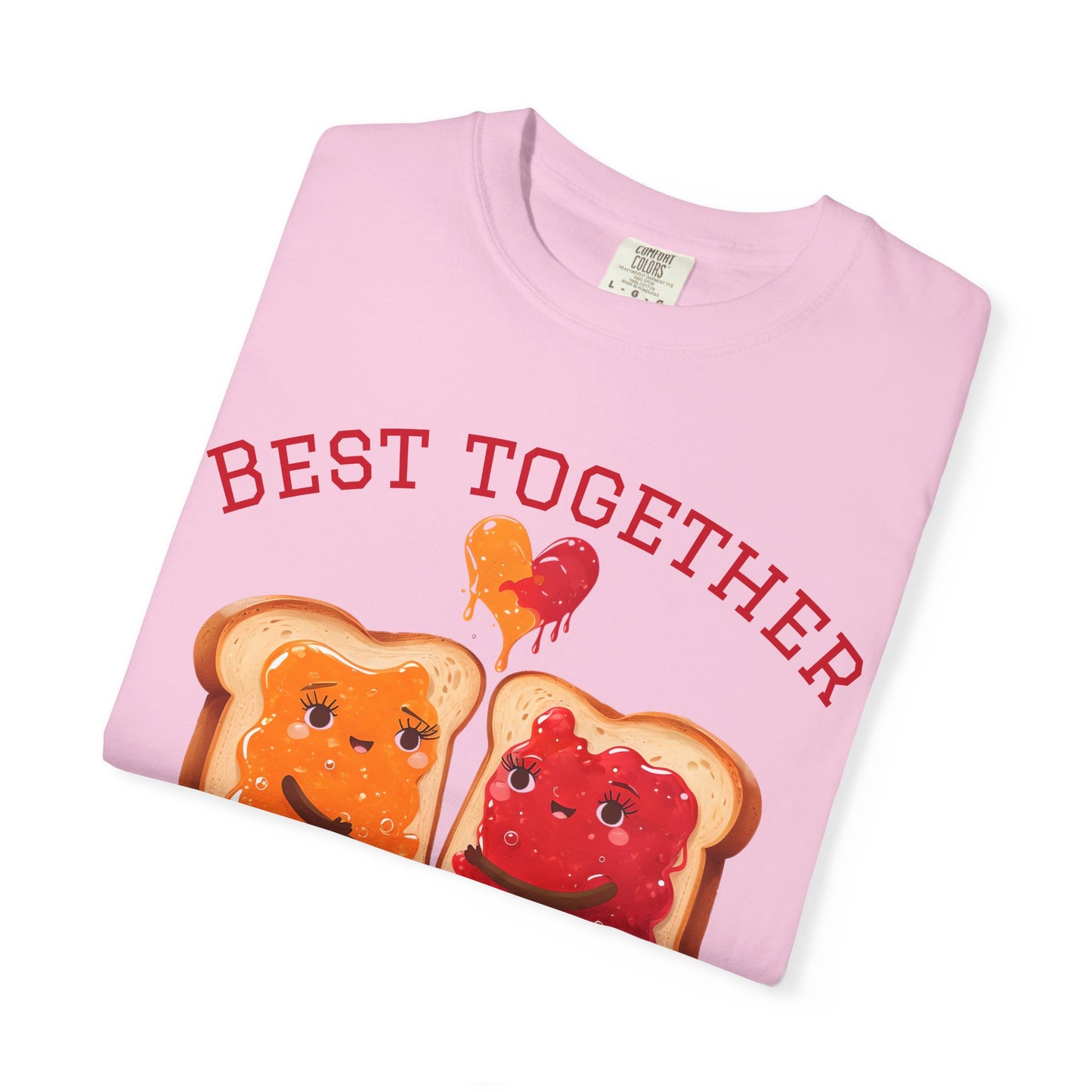 Cute Best Together T-Shirt for Couples, Matching Tops