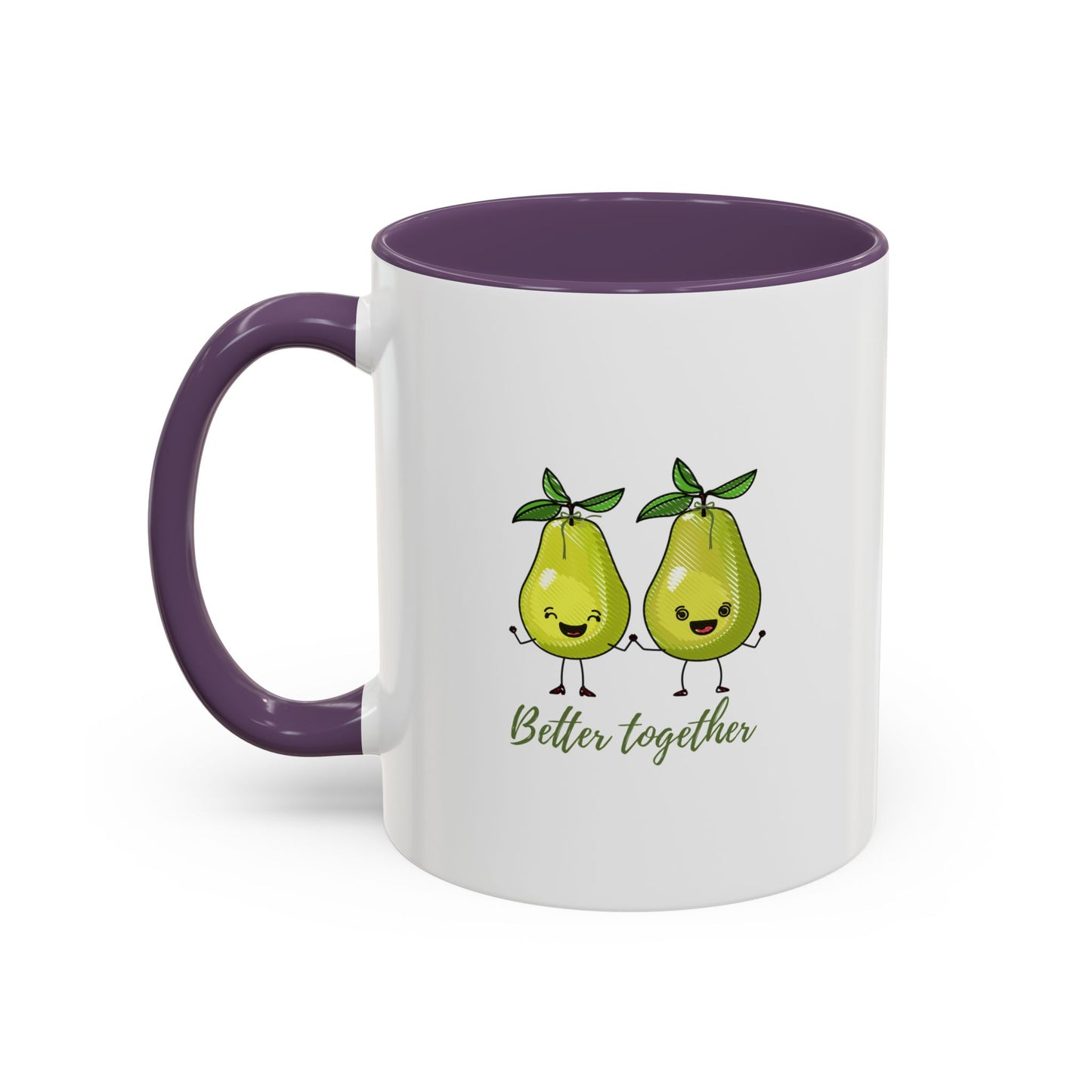 Cute Pears Accent Coffee Mug