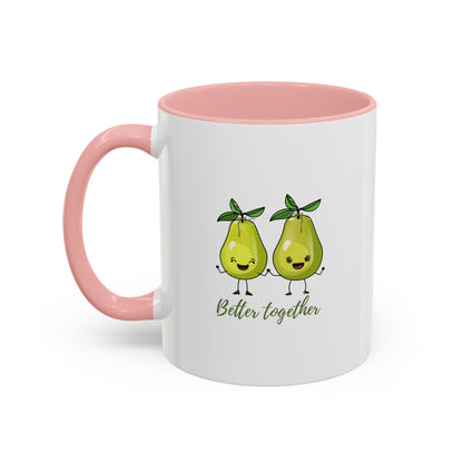 Cute Pears Accent Coffee Mug