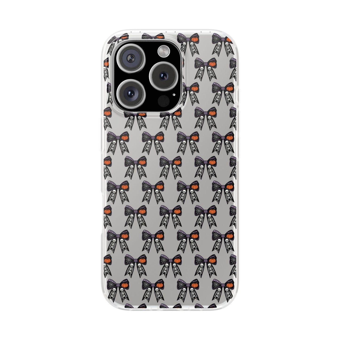 Cute Bow Pattern Flexi Case for Phone