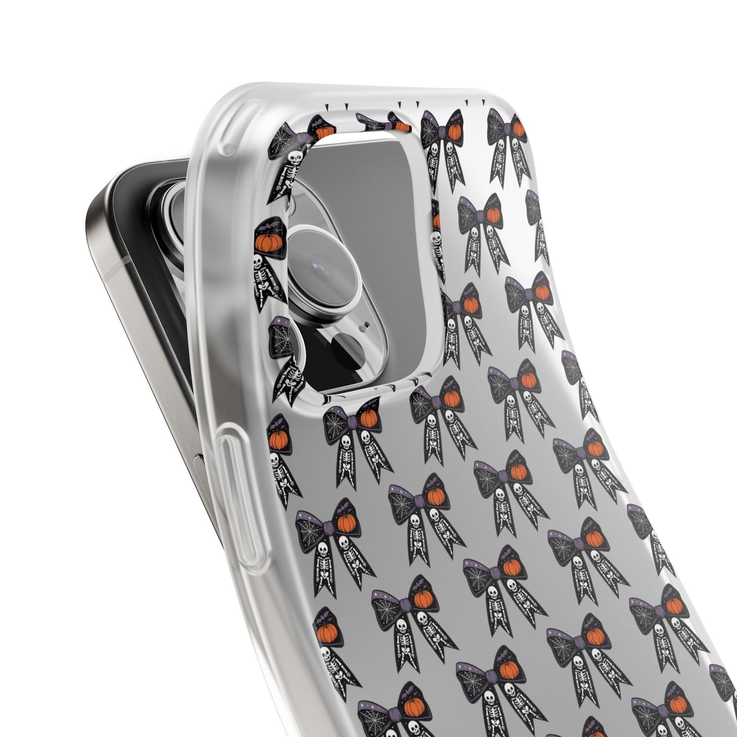 Cute Bow Pattern Flexi Case for Phone