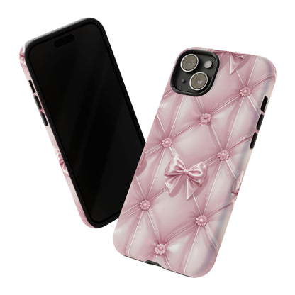 Elegant Pink Bow Phone Case