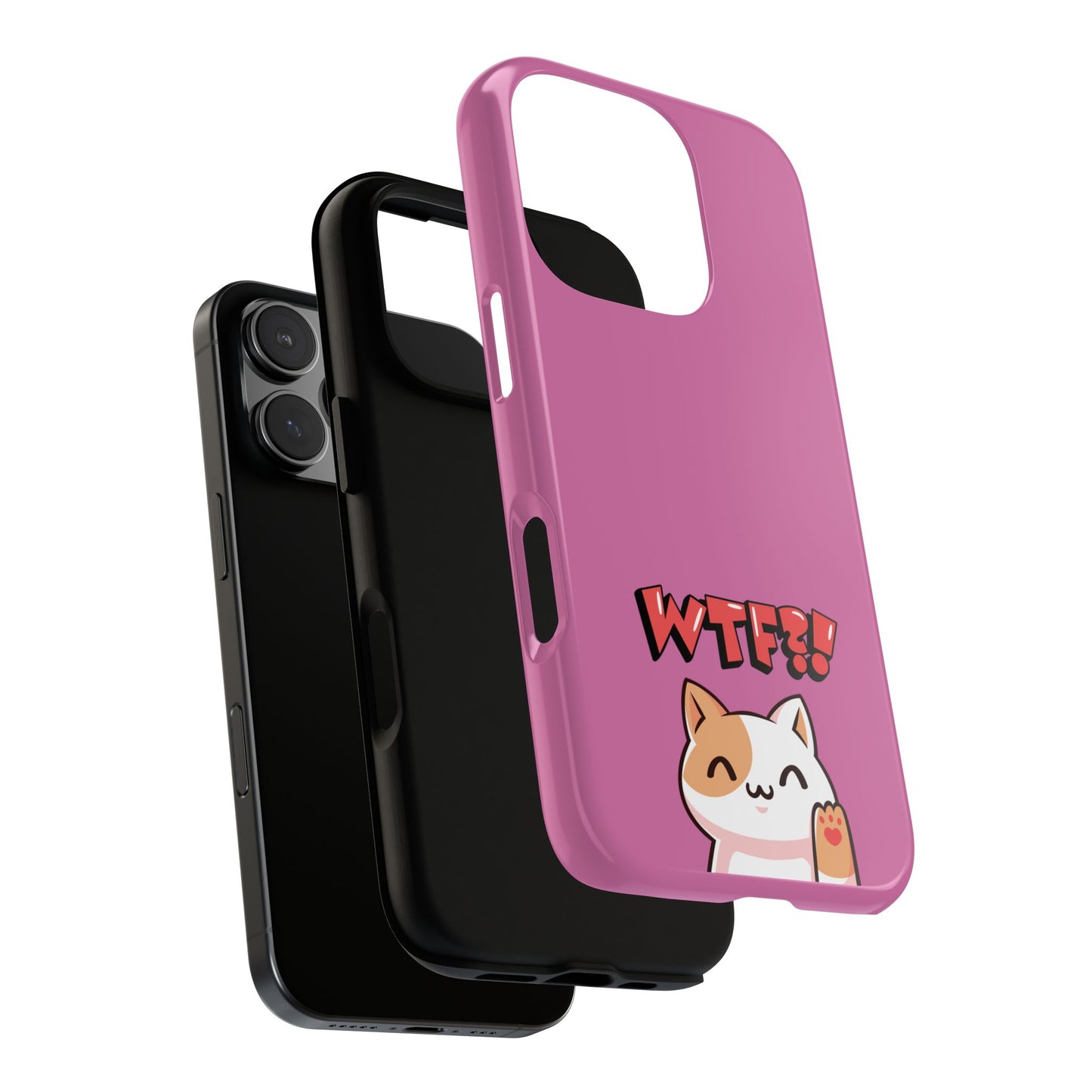 Cute WTF Cat Phone Case