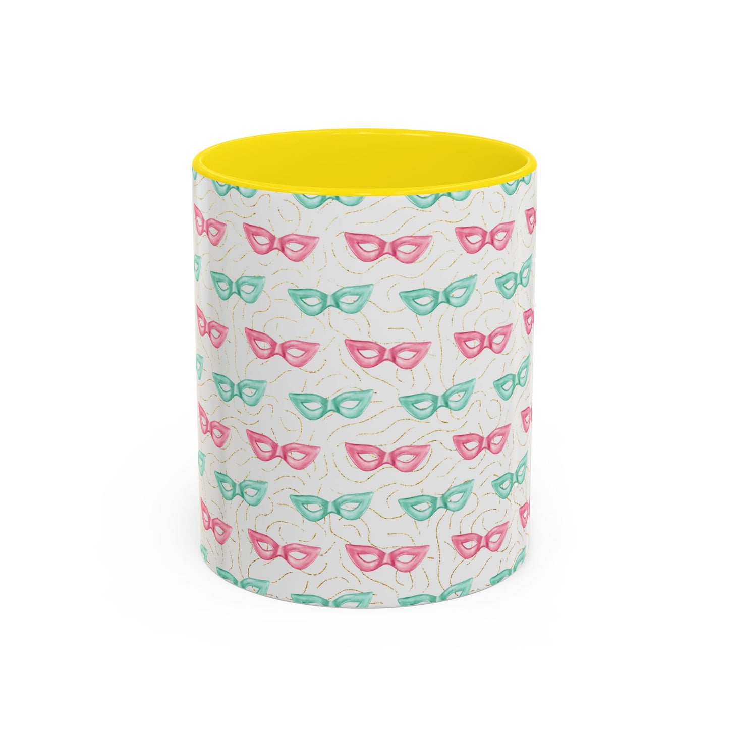 Colorful Glasses Accent Coffee Mug