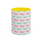 Colorful Glasses Accent Coffee Mug