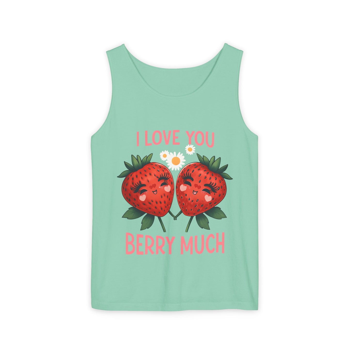 Strawberry Love Tank Top - I Love You Berry Much