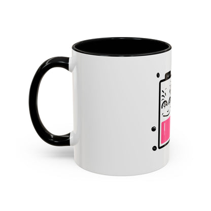 Vintage Camera Accent Coffee Mug