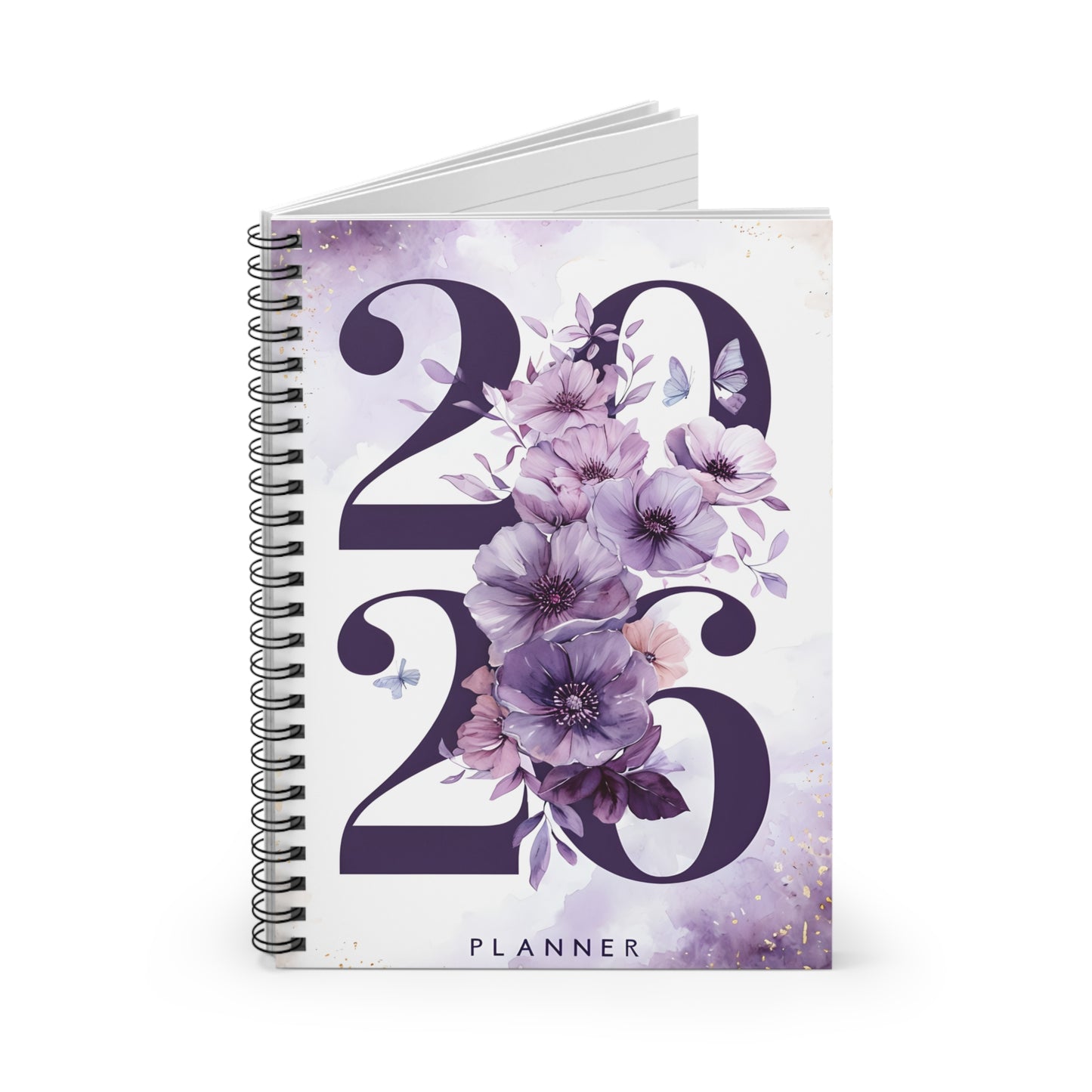 Floral Spiral Notebook - 2026 Planner