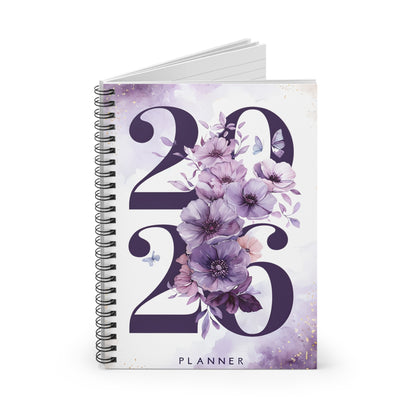 Floral Spiral Notebook - 2026 Planner