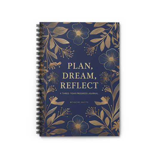 Elegant Floral Journal - Plan, Dream
