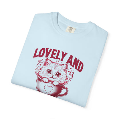 Cute Cat Caffeinated T-Shirt, Funny Cat Shirt