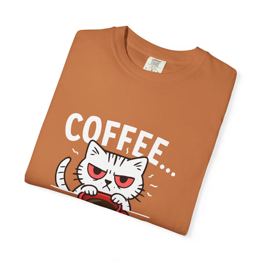 Cute Cat Coffee Lover Unisex T-Shirt