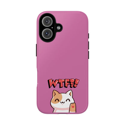 Cute WTF Cat Phone Case