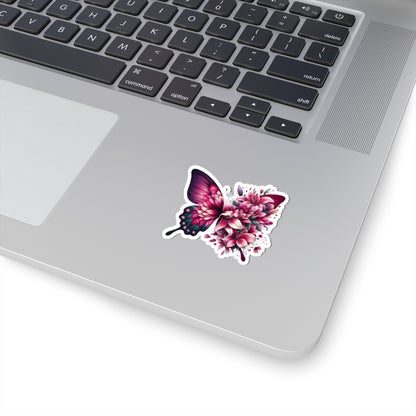 Butterfly Floral Kiss-Cut Stickers