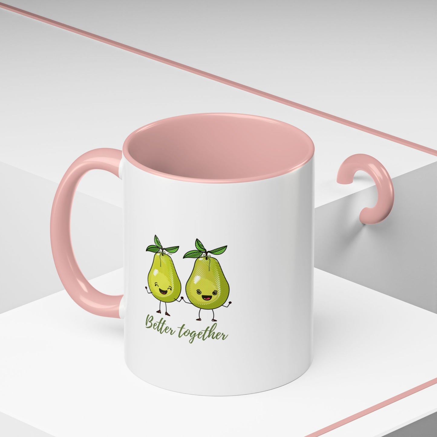 Cute Pears Accent Coffee Mug
