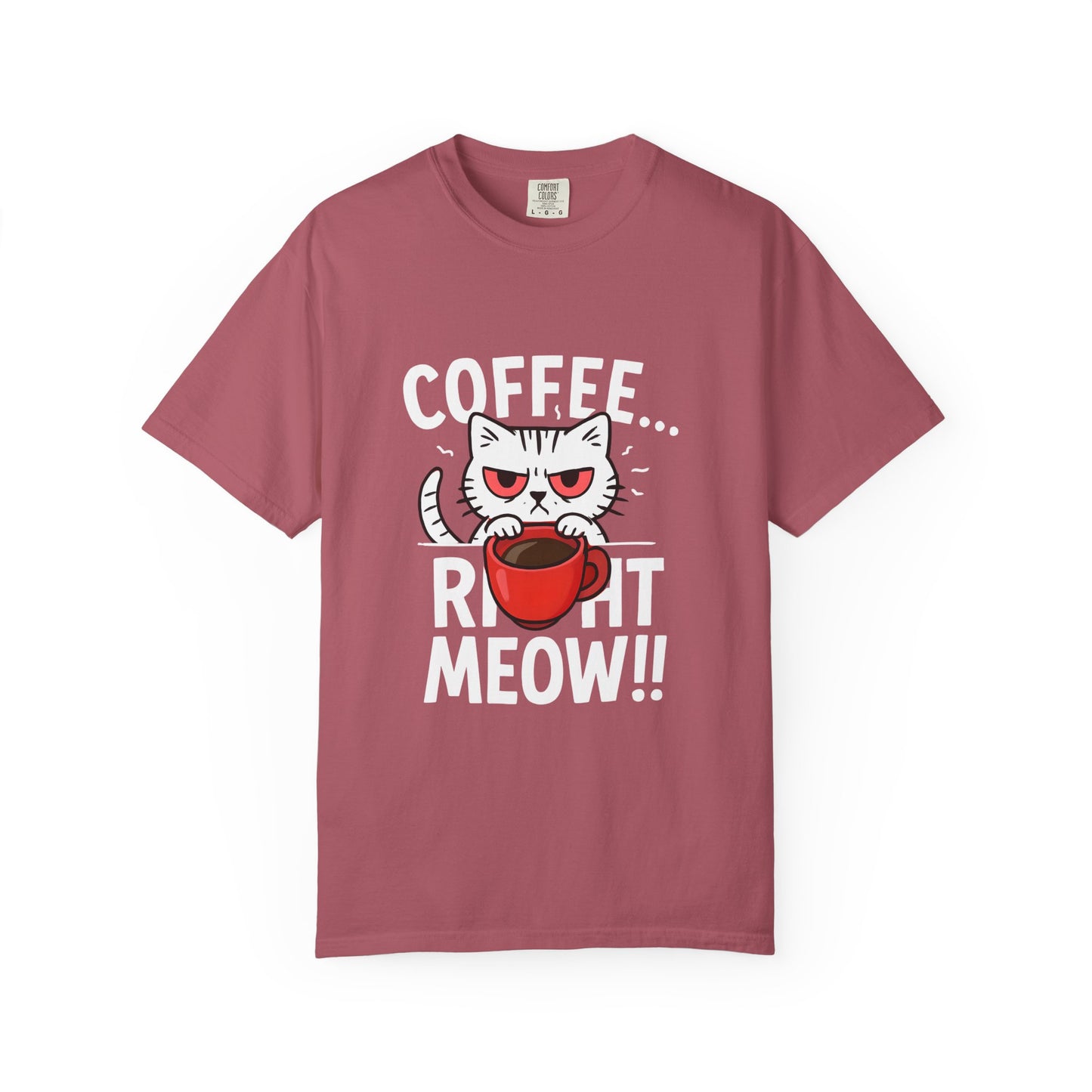 Cute Cat Coffee Lover Unisex T-Shirt