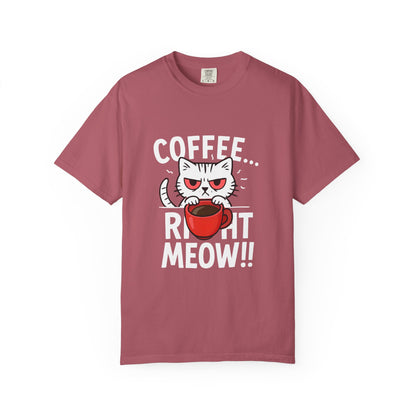 Cute Cat Coffee Lover Unisex T-Shirt