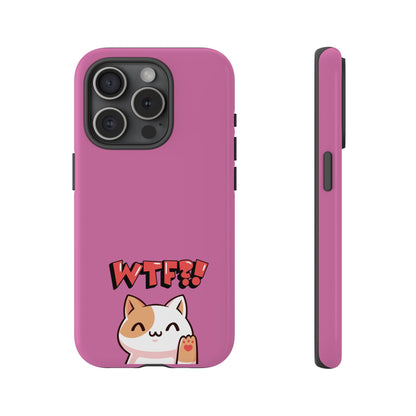 Cute WTF Cat Phone Case