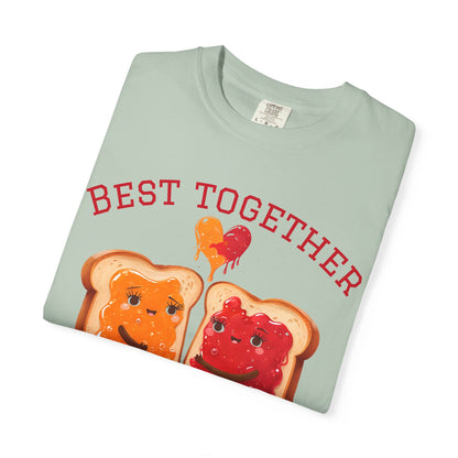 Cute Best Together T-Shirt for Couples, Matching Tops