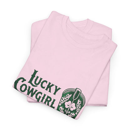 Lucky Cowgirl Club Tee, Western Themed T-Shirt