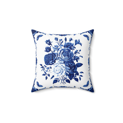 Floral Decorative Pillow, Elegant Home Decor