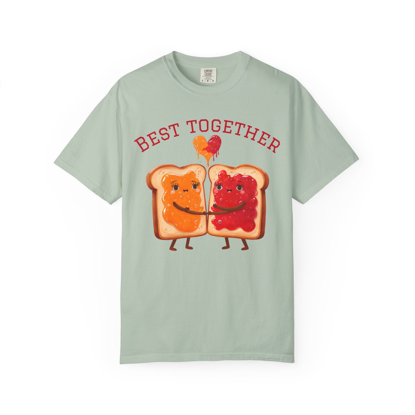 Cute Best Together T-Shirt for Couples, Matching Tops
