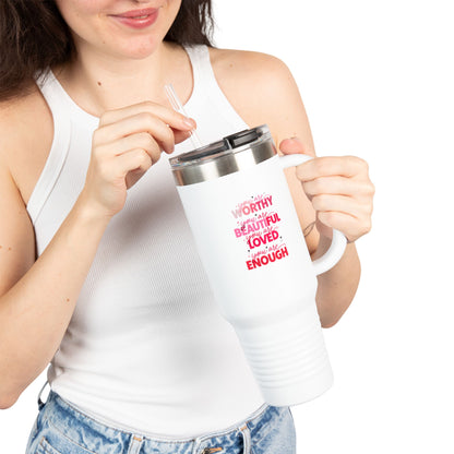 Empowering Insulated Travel Mug