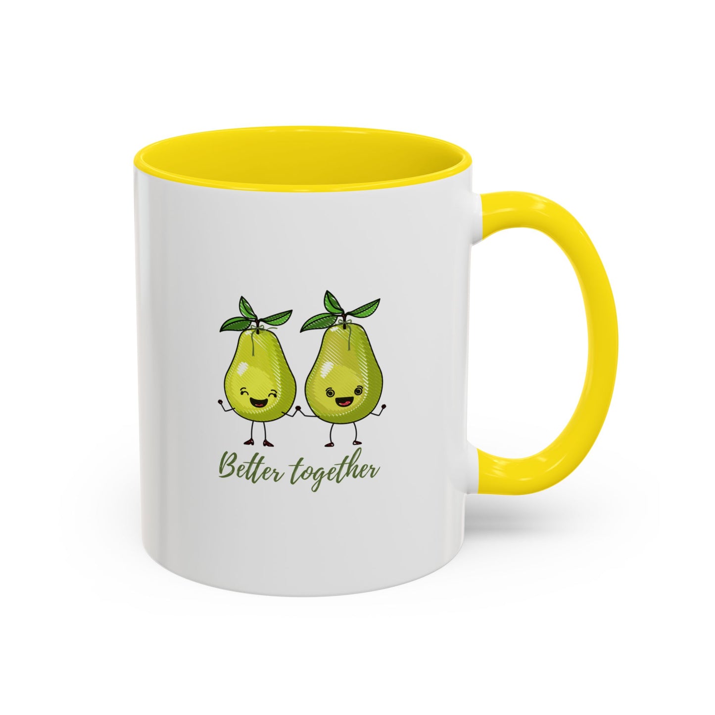 Cute Pears Accent Coffee Mug